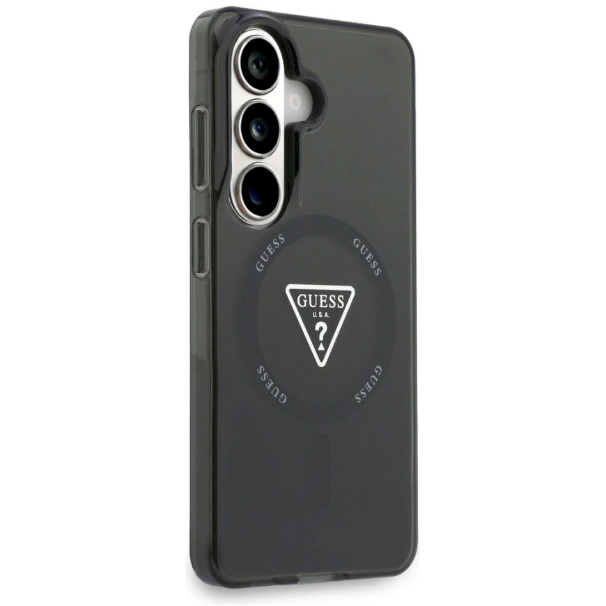 Dēklas Guess IML Gradient Triangle MagSafe Samsung Galaxy S26 mustam värvil. – 5