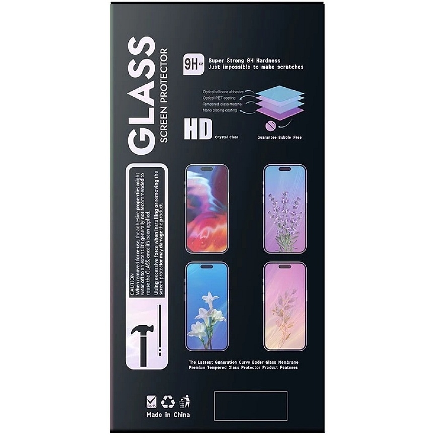 LCD-suojakalvo 6D Samsung A566 A56 5G musta (10 kpl pakkaus) – 3