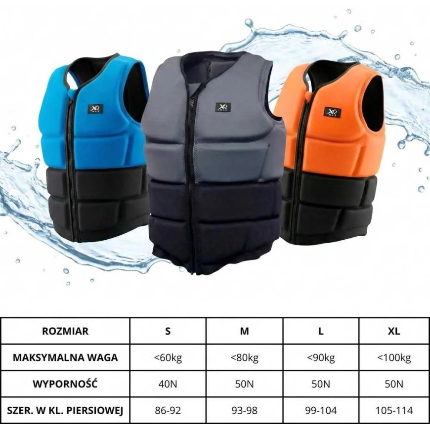 neopreen gelbėjimo liemenė SUP XQMAX M oranssi/musta – 2