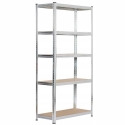 Extralink METAL STORAGE RACK Sidabrinis 180X90X40CM Extralink METAL STORAGE RACK Sidabrinis 180X90X40CM