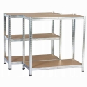 Extralink METAL STORAGE RACK Sidabrinis 180X90X40CM Extralink METAL STORAGE RACK Sidabrinis 180X90X40CM