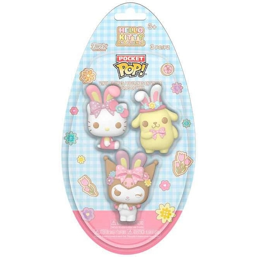 FUNKO Pocket POP! Munak: Vinüülfiguur: Hello Kitty ja Sõbrad, 4 cm (3 tk)