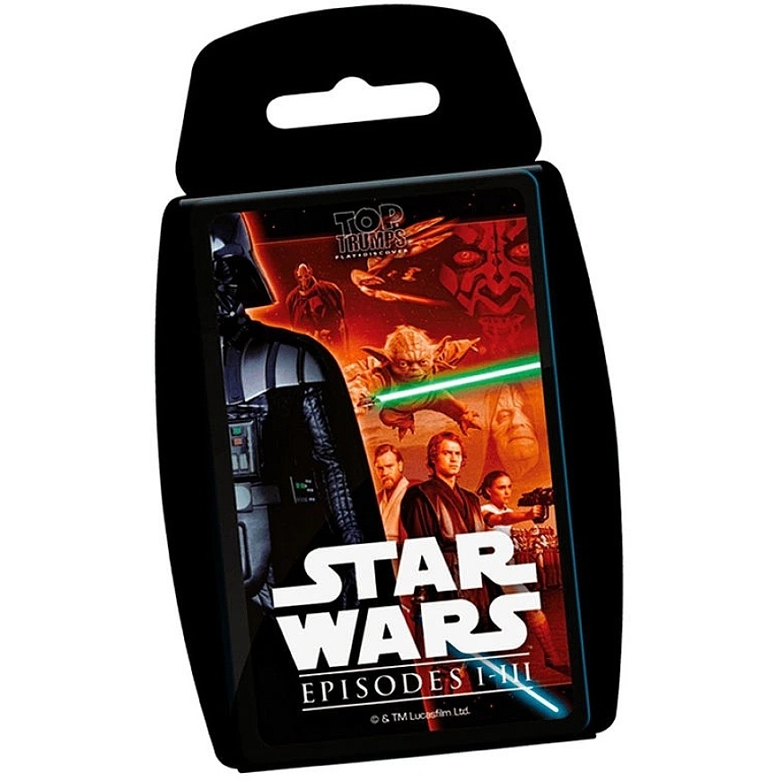 Eleven Force Spanish game Star Wars classic Top Trumps