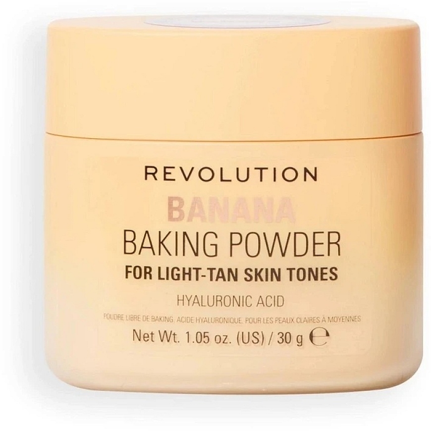Makeup Revolution Bake & Blot - matta irto puuteri "Bananas", 30 g