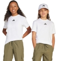 Marškinėliai lasteledele adidas Essentials valge JC9774 (128cm) Marškinėliai lasteledele adidas Essentials valge JC9774 (128cm)