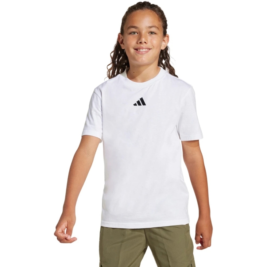 Marškinėliai lasteledele adidas Essentials valge JC9774 (128cm) – 5
