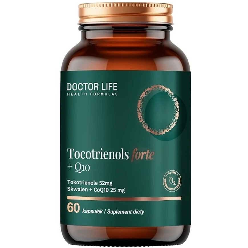 Doctor Life Tocotrienols Forte + Q10 ravintolisä 60 kapselia
