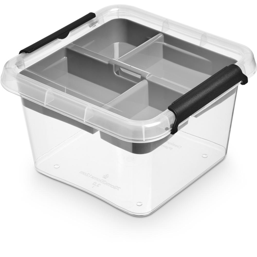 Simplestore Box+ įdėklas 20x20x12cm, 3L