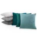 Eurofirany MILO velvety cushion cover with a subtle structural pattern, 45X45 cm, color: grass green Eurofirany MILO velvety cushion cover with a subtle structural pattern, 45X45 cm, color: grass green
