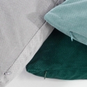 Eurofirany MILO velvety cushion cover with a subtle structural pattern, 45X45 cm, color: grass green Eurofirany MILO velvety cushion cover with a subtle structural pattern, 45X45 cm, color: grass green