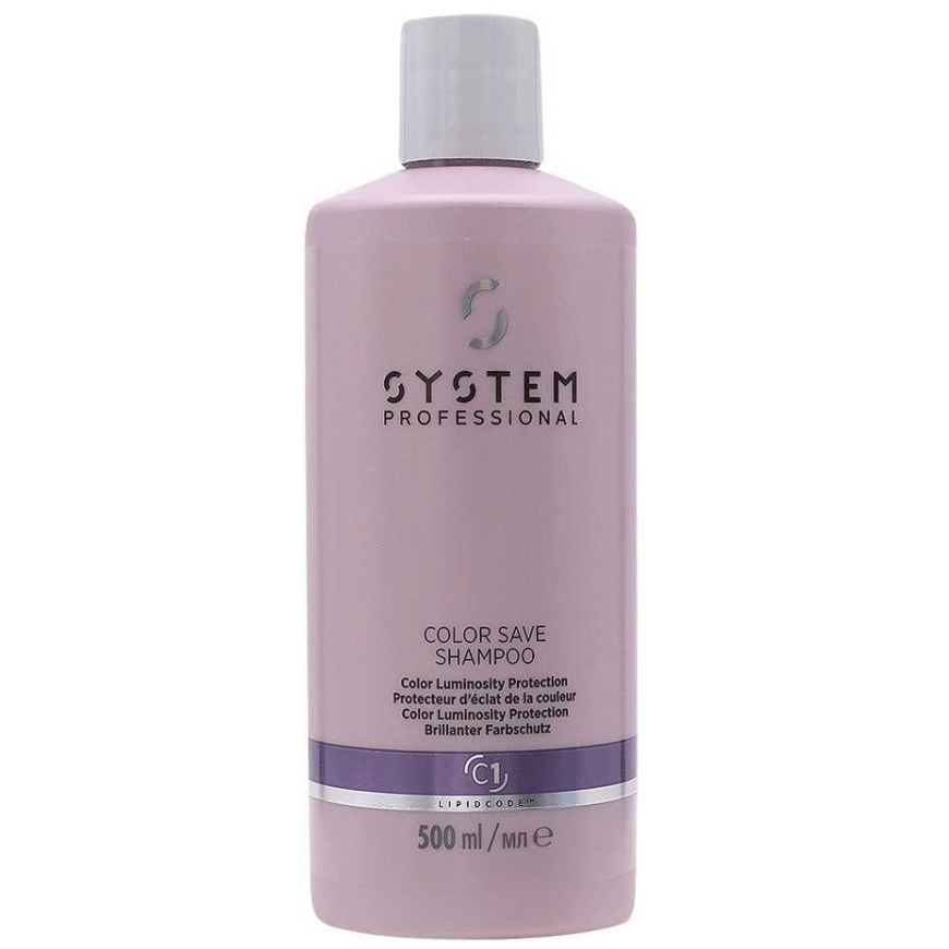 System Professional, Color Save C1, Plaukų šampūnas, spalvą išsaugantis, 500 ml
