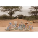 Little Dutch puidust ehitusplokid `Safari Friends´ FSC Little Dutch puidust ehitusplokid `Safari Friends´ FSC