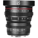 Lens - Meike MK 10mm T2.2 Micro 4/3 Cine Lens, manual focus, black Lens - Meike MK 10mm T2.2 Micro 4/3 Cine Lens, manual focus, black