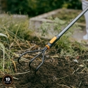 Three-tooth metal cultivator, 128 mm width, OneClick Three-tooth metal cultivator, 128 mm width, OneClick