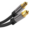 PremiumCord Toslink Kaabel M/M 6mm 0,5m must PremiumCord Toslink Kaabel M/M 6mm 0,5m must