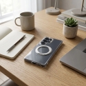 Oem kott Samsung A36 raami ringi alusel, ühilduv MagSafe, läbipaistev Oem kott Samsung A36 raami ringi alusel, ühilduv MagSafe, läbipaistev