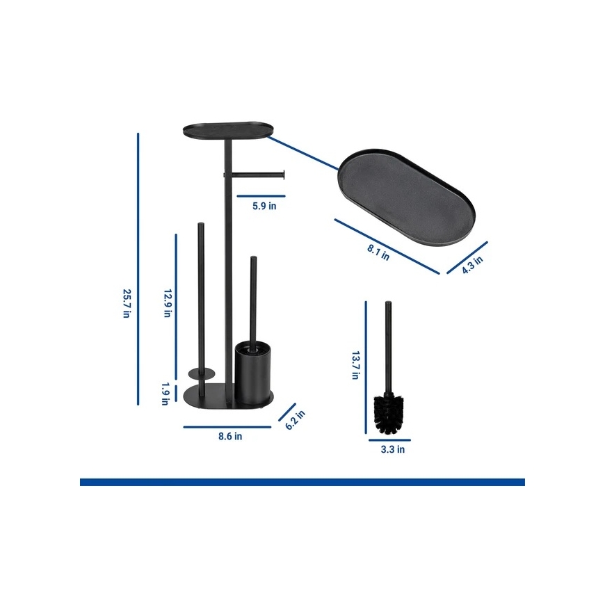 4-in-1 WC Stand WENKO OREA, with Shelf for Phone