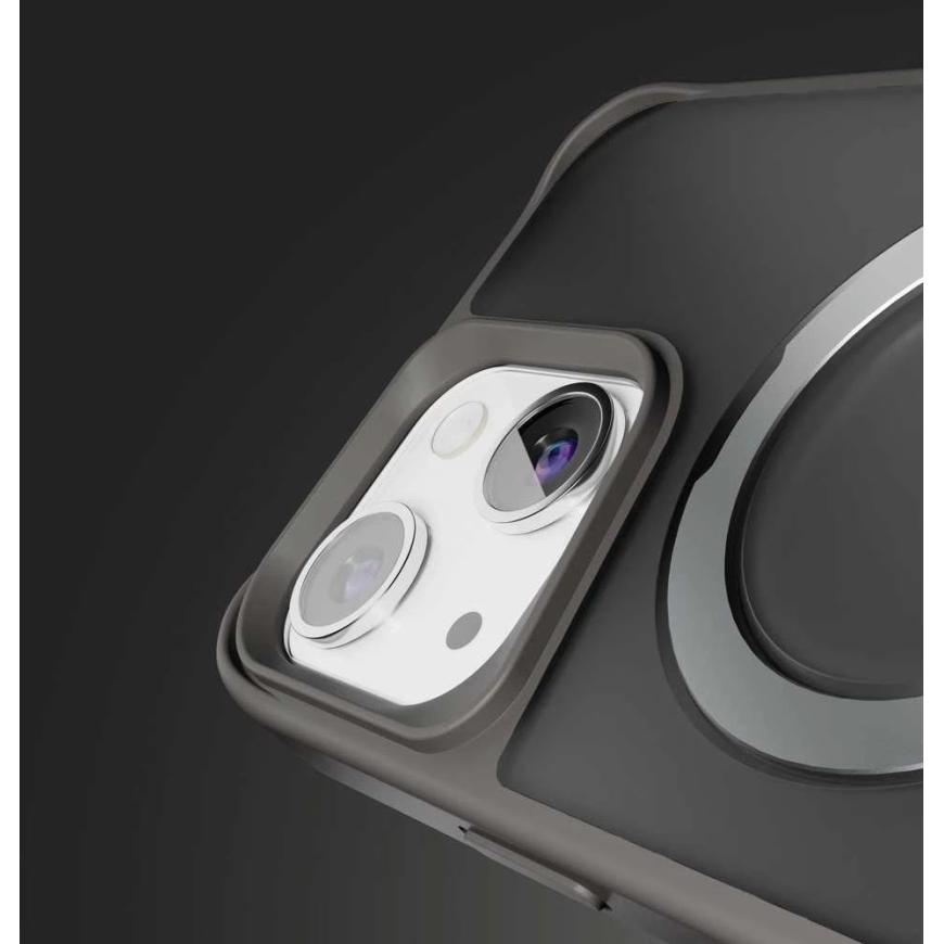 Etteri Matt Mag Ring Case for iPhone 15 6.1" Gray – 3