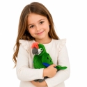 Lean Toys Plišälelu - ara-papuka, vihreä, 24 cm Lean Toys Plišälelu - ara-papuka, vihreä, 24 cm