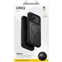 Dėklas UNIQ Veren, skirtas iPhone 18 Pro Max / 17 Pro Max, su Magclick įkrovimu, juodas Dėklas UNIQ Veren, skirtas iPhone 18 Pro Max / 17 Pro Max, su Magclick įkrovimu, juodas