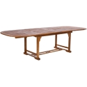 Home4You Table "FABIOLA" 285/225/165 x 100 x H75 cm, acacia wood
