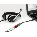 Equip 147943 audio cable 1.5 m 2 x 3.5mm 3.5mm Black