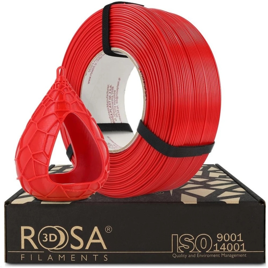 Rosa3D Refill PETG Standard HS filament, 1.75 mm, 1kg – red – 3
