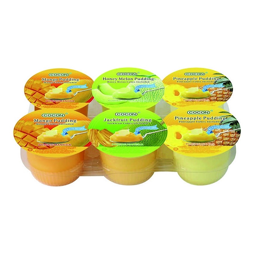 COCON puddings, various flavors, 6 pcs, 708 g