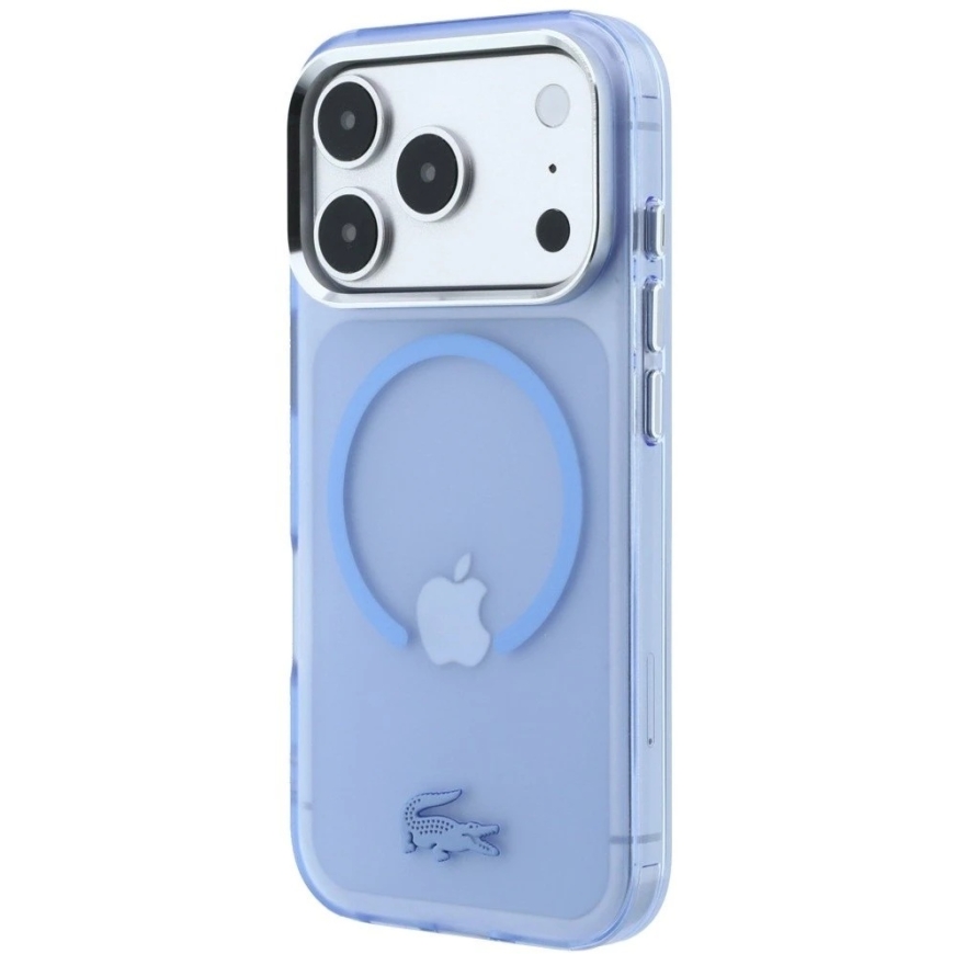 Lacoste IML Frosted MagSafe Case for iPhone 18 Pro Max / 17 Pro Max Blue – 2