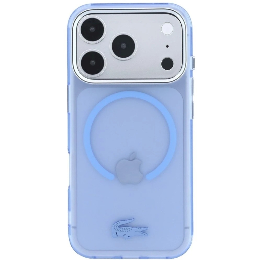 Lacoste IML Frosted MagSafe kaitseümbris iPhone 18 Pro Max / 17 Pro Max sinine – 3