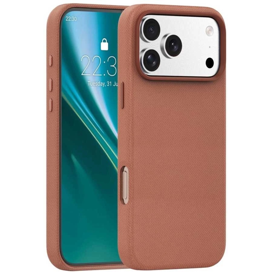 Etteri Elegant Mag dėklas, skirtas iPhone 17 Pro 6,3" rudos spalvos