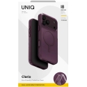 UNIQ Clario Case for iPhone 18 Pro Max / 17 Pro Max, with Magclick Charging, Eco-Friendly, Purple