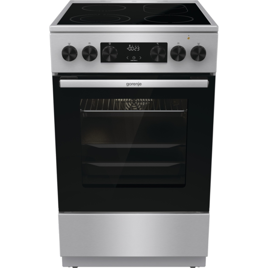 Gorenje GECS5C70XA virtuvas Pastatoma viryklė Elektrinis Keraminis Nerūdijančiojo plieno