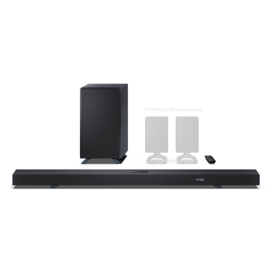 Sharp HT-SBW55121(BK) soundbar speaker Black 5.1.2 channels 212 W – 3