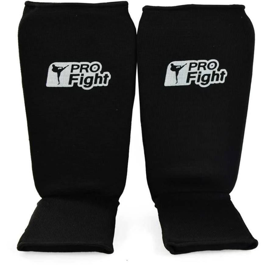 Step Profight Cotton 1104 musta sääri suojus (XL)