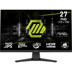 MSI MAG 272F PC lamekuvar 68,6 cm (27") 1920 x 1080 pikslit Full HD Must