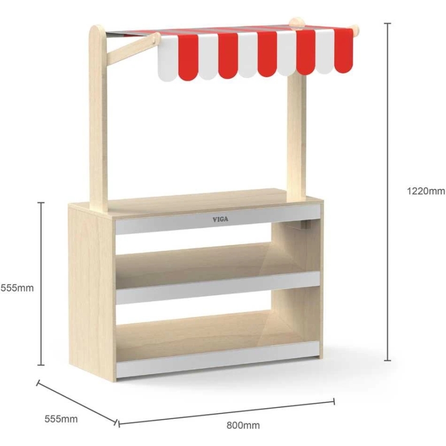 Viga Toys VIGA puidust müügilett – 4