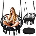 Sofotel BOHO pakabinama sodo sūpynės kėdė, juoda Sofotel BOHO pakabinama sodo sūpynės kėdė, juoda