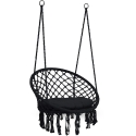 Sofotel BOHO hanging garden swing chair, black Sofotel BOHO hanging garden swing chair, black