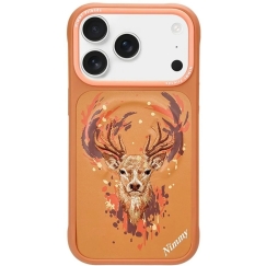 Dēklis NIMMY case DEER saderīgs ar MagSafe IPHONE 18 Pro/17 Pro oranžs