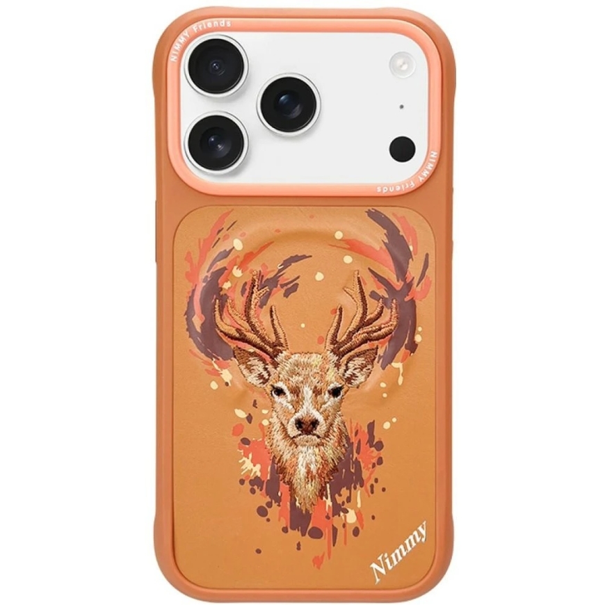 NIMMY case DEER compatible with MagSafe for IPHONE 18 Pro/17 Pro orange