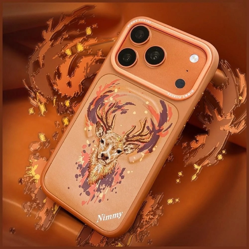 NIMMY case DEER compatible with MagSafe for IPHONE 18 Pro/17 Pro orange – 2