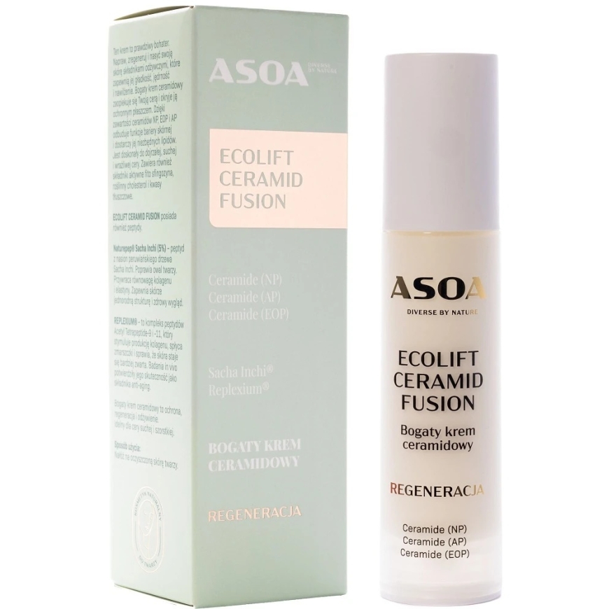 Veoli Botanica Asoa Ecolift Ceramid Fusion питательный крем с керамидами 50 мл