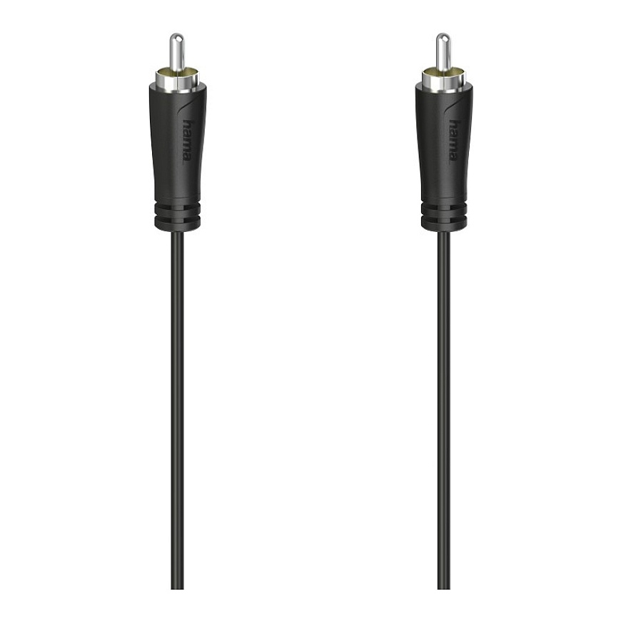 Hama 00205099 audio cable 3 m RCA Black