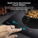 Hisense Hi8 HI6443BSCWF 60cm Induction Hob with Area Flex
