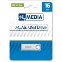 MyMedia MyAlu USB 3.2 Gen 1 USB flash drive 16 GB USB Type-A 3.2 Gen 1 (3.1 Gen 1) Silver MyMedia MyAlu USB 3.2 Gen 1 USB flash drive 16 GB USB Type-A 3.2 Gen 1 (3.1 Gen 1) Silver