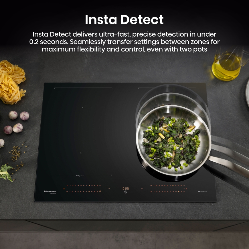 Hisense Hi8 HI6443BSCWF 60cm Induction Hob with Area Flex – 5