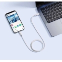 Baseus Silky USB-C/Lightning Fast Charging Cable 1m 20W White Baseus Silky USB-C/Lightning Fast Charging Cable 1m 20W White