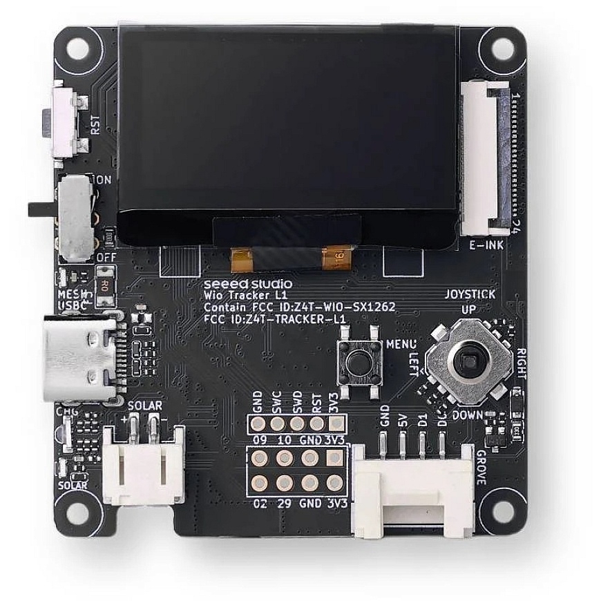 Seeed Studio Wio Tracker L1 – LoRa Meshtastic модуль разработки с GPS, nRF52840 и OLED экраном – Seeedstudio 114993648 – 3