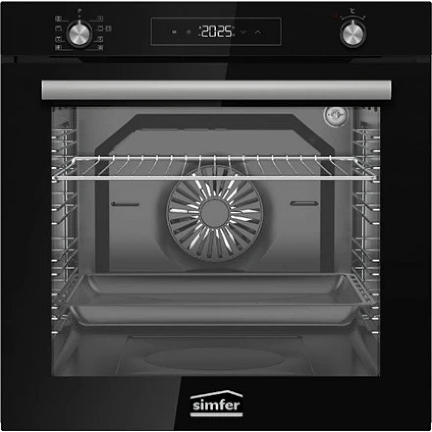 Simfer Oven | BI-81608P | 80 L | Multifunctional | Pyrolytic | Electronic | Steam function | Convection | Height 59.5 cm | Width – 2